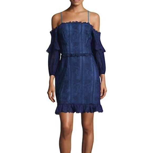 Parker Blue Lace Dress Legacies Lizzie - Picture 1 of 11